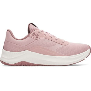 A_[A[}[ fB[X V[Y Xj[J[ [X Under Armour Aurora 3 Women's Training Shoes Lace-Up Lightweight Sneakers Pink sN
