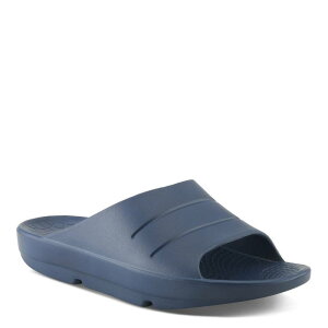 yz tNTX fB[X T_ V[Y Flexus by Spring Step Shamak Women's Slide Sandals Navy
