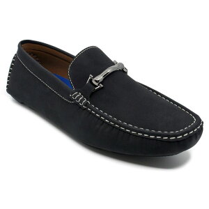 �A�J�f�~�N�X �����Y �V���[�Y �X���b�|���E���[�t�@�[ Akademiks Weston Men'slip-On Loafers With Buckle Detail Black �u���b�N