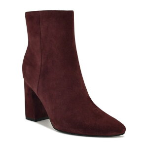 yz iCEFXg fB[X u[cECu[c V[Y Nine West Reraye Women's Block Heel Ankle Boots Cognac Suede