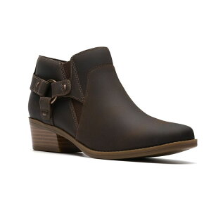 N[NX fB[X V[Y u[cECu[c AN U[ Clarks Danyelle Gema Women's Leather Ankle Boots Taupe Oily Leather g[v