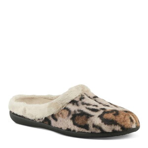 tNTX fB[X V[Y T_ Aj} vg Flexus by Spring Step Fairsky Women'slip-On Animal Print Slippers Leopard Print Aj}