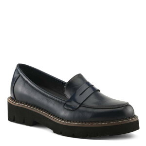 pgVA fB[X V[Y Xb|E[t@[ Patrizia Women's Neve Slip-On Loafers Navy lCr[