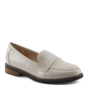 yz pgVA fB[X Xb|E[t@[ V[Y Patrizia Women's Noldin Slip-On Loafers With Penny Strap Beige Patent