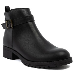 �V���K�[ ���f�B�[�X �V���[�Y �u�[�c�E���C���u�[�c �A���N�� sugar Cameron Women's Ankle Boots with Buckle Detail Black �u���b�N