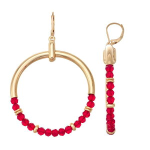 iCEFXg fB[X ANZT[ sAXECO Nine West Beadedoorknocker Earrings Red bh