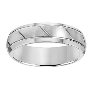 �A���u�����f�b�h �����Y �A�N�Z�T���[ �����O Unbranded Men's Gray Tungsten 6mm Diagonal Carving Comfort Fit Band Tungsten-carbide �O���[