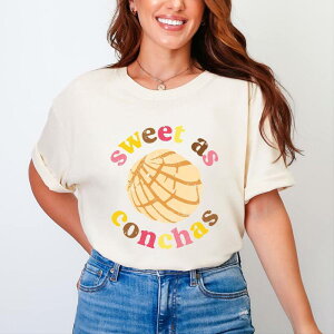 Simply Sage Market ���f�B�[�X �g�b�v�X T�V���c Simply Sage Market Sweet A Conchas - Garment Dyed Tee Ivory �A�C�{���[