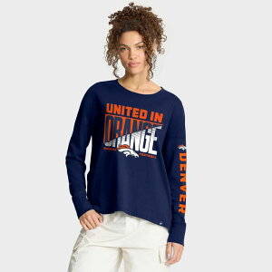 �t�@�i�e�B�N�X ���f�B�[�X �g�b�v�X T�V���c Women's Fanatics Navy Denver Broncos Hometown Legacy Long Sleeve T-Shirt Denavy �l�C�r�[