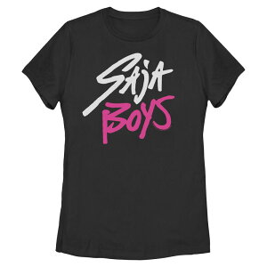 �A�j���L�����N�^�[ ���f�B�[�X �g�b�v�X T�V���c �O���t�B�b�N Licensed Character Juniors' K Pop Saja Boys Graphic Tee Black �u���b�N