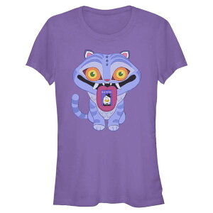 �A�j���L�����N�^�[ ���f�B�[�X �g�b�v�X T�V���c �O���t�B�b�N Licensed Character Juniors' K Pop Save The Date Graphic Tee Purple �p�[�v��