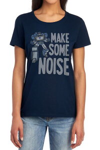 �A�j���L�����N�^�[ ���f�B�[�X �g�b�v�X T�V���c �O���t�B�b�N Licensed Character Juniors' Transformers Make Some Noise Graphic Tee Navy �l�C�r�[