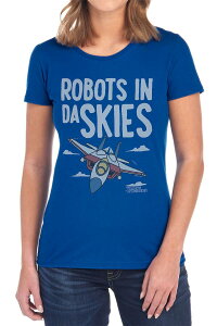 �A�j���L�����N�^�[ ���f�B�[�X �g�b�v�X T�V���c �O���t�B�b�N Licensed Character Juniors' Transformers Robots In Da Skies Graphic Tee Dark Blue �u���[
