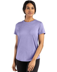 �J�b�^�[�A���h�o�b�N ���f�B�[�X �g�b�v�X T�V���c Cutter & Buck Coastlinepicomfort Recycled Womenshort Sleeve Tee Hyacinth