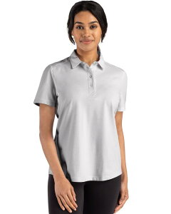 yz Jb^[AhobN fB[X TVc gbvX Cutter & Buck Advantage Refresh Epic Confidence Recycled Womens Tri-Blend Pique Polo Concrete