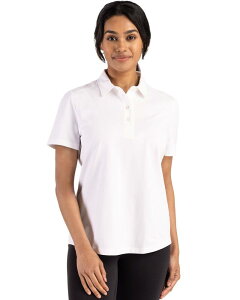 Jb^[AhobN fB[X gbvX TVc |Vc Cutter & Buck Advantage Refresh Epiconfidence Recycled Womens Tri-Blend Pique Polo White zCg