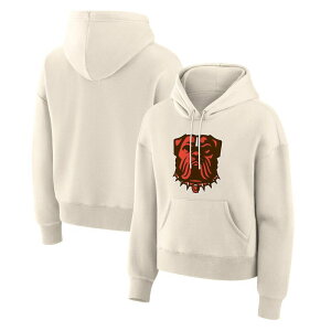 �t�@�i�e�B�N�X ���f�B�[�X �g�b�v�X T�V���c �p�[�J�[ Women's Fanatics Cream Cleveland Browns Dove Legacy Pullover Hoodie Brn Beige �x�[�W��