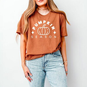 Simply Sage Market ���f�B�[�X �g�b�v�X T�V���c Simply Sage Market Pumpkin Season Pumpkin Short Sleeve Tee Autumn �Z�[�W