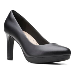 N[NX fB[X V[Y pvX U[ ClarksR Ambyr Joy Women's Leather Pumps Black ubN
