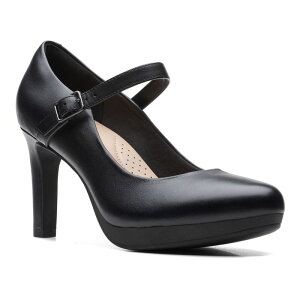 N[NX fB[X V[Y pvX U[ ClarksR Ambyr Shine Women's Leather Pumps Black ubN