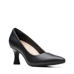 N[NX fB[X V[Y pvX U[ ClarksR Kataleyna Gem Leather Women's Pump Black ubN