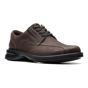 【送料無料】 クラークス メンズ オックスフォード シューズ ClarksR Gessler Lace Men's Leather Shoes Dark Brown