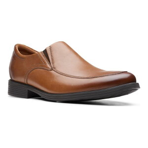 N[NX Y V[Y Xb|E[t@[ U[ ClarksR Whiddon Step Men's Leather Loafers Dark Tan ^
