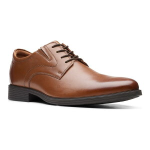 yz N[NX Y IbNXtH[h V[Y ClarksR Whiddon Plain Men's Leather Oxford Shoes Dark Tan