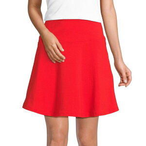 �����Y�G���h ���f�B�[�X �{�g���X�J�[�g Women's Lands' End Starfish Drop Waist Skirt Coral Red ���b�h