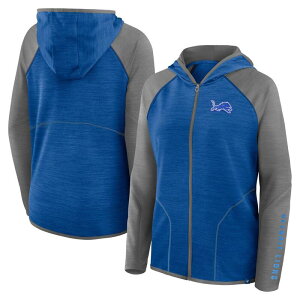 �t�@�i�e�B�N�X ���f�B�[�X �g�b�v�X T�V���c �v���X�T�C�Y �p�[�J�[ Women's Fanatics Blue Detroit Lions Plusizend Around Pass Full-Zip Hoodie Lns Blue �u���[