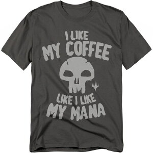 �A�j���L�����N�^�[ �����Y �g�b�v�X T�V���c �g�[�� �O���t�B�b�N Licensed Character Big & Tall Original & Unrestored Magic The Gathering Coffee Graphic Tee Charcoal �`���R�[��