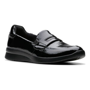 yz N[NX fB[X Xb|E[t@[ V[Y Clarks Ellowyn Women's Penny Loafers Black