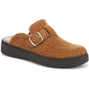 yz CtXgCh fB[X T_ V[Y LifeStride Vibe-Cozy Women's Faux Fur Slip-On Mules Honey Brown