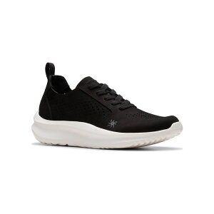 N[NX fB[X V[Y Xj[J[ [X Clarks Cloudsteppersolevana Women's Lace-Up Casual Shoes Black Nubuck ubN