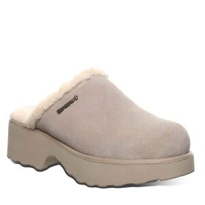 yz xApE fB[X T_ V[Y Bearpaw Marnie Women's Heeled Slip-On Slippers Mushroom