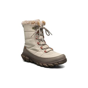 yz {OX fB[X u[cECu[c V[Y Bogs Cedar Women's Lace-Up Quilted Boots Oatmeal