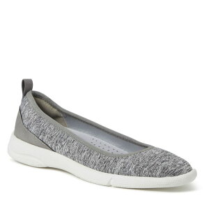 �f�B�A�t�H�[���Y ���f�B�[�X �V���[�Y �T���_�� Dearfoams Original Comfort Women's Easy Foam Ballet Shoes Gray Heather �O���[