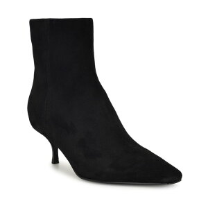 yz iCEFXg fB[X u[cECu[c V[Y Nine West Hermena Women's Suede Ankle Boots with Block Heel Black Suede