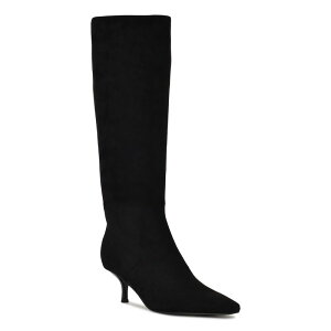 yz iCEFXg fB[X u[cECu[c V[Y Nine West Havier Women's Tapered Heel Dress Boots in Regular & Wide Calf Black