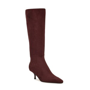 yz iCEFXg fB[X u[cECu[c V[Y Nine West Havier Women's Tapered Heel Dress Boots in Regular & Wide Calf Dark Red