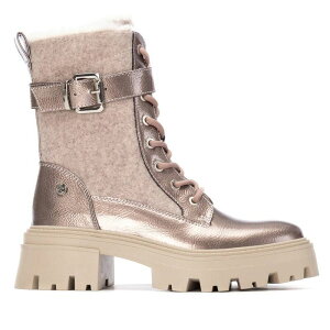 �L�V�^�C ���f�B�[�X �V���[�Y �u�[�c�E���C���u�[�c ���U�[ XTI Women's Patent Leather Combat Booties 144669 Light Pink �s���N