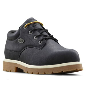 yz OY Y u[cECu[c V[Y Lugz Drifter Lo LX Men's Water Resistant Ankle Boots Black Cream Gum