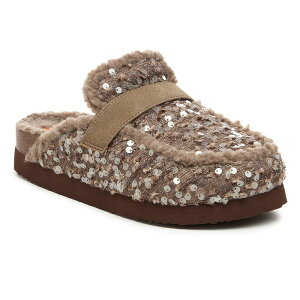 yz PbghbO fB[X T_ V[Y Rocket Dog Women's Arctic Mules Slip-On Shoes Brown