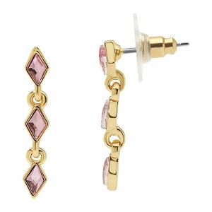 LC Lauren Conrad fB[X ANZT[ sAXECO LC Lauren Conrad Gold-Tone Diamond-Shapedangle Darrings Pink sN