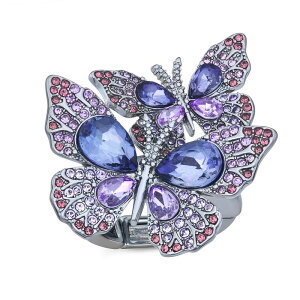 yz FEH fB[X O ANZT[ Simply Vera Vera Wang Stretch Butterfly Ring Purple