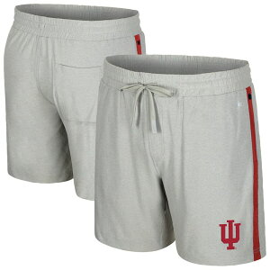 yz RVA Y n[tpcEV[c {gX Men's Colosseum Gray Indiana Hoosiers Mac Shorts Ind Grey
