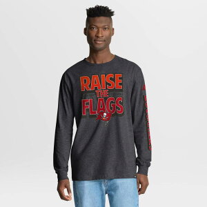 �t�@�i�e�B�N�X �����Y �g�b�v�X T�V���c Men's Fanatics Heather Charcoal Tampa Bay Buccaneers Hometown Sweep Legacy Long Sleeve T-Shirt Bucharco �`���R�[��
