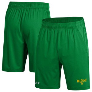yz A_[A[}[ Y n[tpcEV[c {gX Men's Under Armour Kelly Green Notre Dame Fighting Irish All Fight Tech Vent Shorts Ntd Green