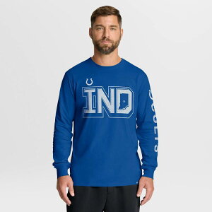 t@ieBNX Y gbvX TVc Men's Fanatics Royal Indianapolis Colts Hometown Sweep Legacy Long Sleeve T-Shirt Clt Blue u[