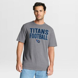 �t�@�i�e�B�N�X �����Y �g�b�v�X T�V���c �_�E�� Men's Fanatics Heather Gray Tennessee Titans First Down Tribute Tri-Blend T-Shirttn Grey �O���[